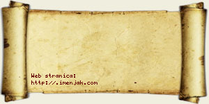 Jasmina Škrbić vizit kartica